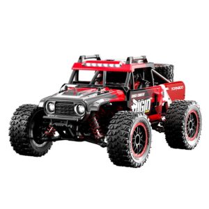 JJRC C8805 1/16 4WD High Speed RC Car – Brushed Version (Red/Green) | 48 km/h Off-Road Monster Truck