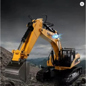 Huina 1580 1:14 Scale 23-Channel Full Metal RC Excavator – Professional Alloy Construction Vehicle with Brushless Motor