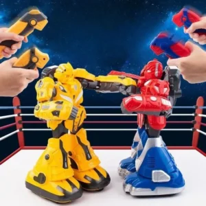 Somatosensory Control Battle Robot with Music & LED Lights – Gesture-Controlled Boxing RC Toy for Kids